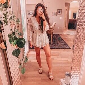 Show Me Your Mumu Lace Romper
